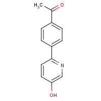 1261894-83-0 1-[4-(5-hydroxypyridin-2-yl)phenyl]ethanone chemical structure