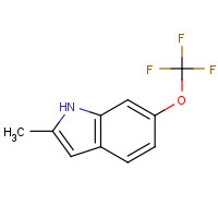 57330-49-1 2-methyl-6-(trifluoromethoxy)-1H-indole chemical structure