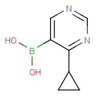 1428882-14-7 (4-cyclopropylpyrimidin-5-yl)boronic acid chemical structure