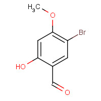 57543-36-9 5-bromo-2-hydroxy-4-methoxybenzaldehyde chemical structure