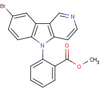 1309460-67-0 methyl 2-(8-bromopyrido[4,3-b]indol-5-yl)benzoate chemical structure