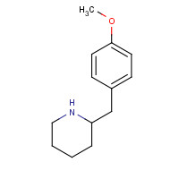 63587-60-0 2-[(4-methoxyphenyl)methyl]piperidine chemical structure