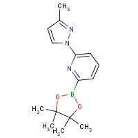 1310404-12-6 2-(3-methylpyrazol-1-yl)-6-(4,4,5,5-tetramethyl-1,3,2-dioxaborolan-2-yl)pyridine chemical structure