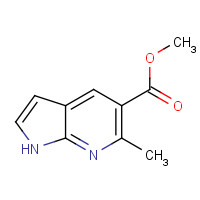 872355-54-9 methyl 6-methyl-1H-pyrrolo[2,3-b]pyridine-5-carboxylate chemical structure