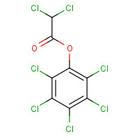 19745-69-8 (2,3,4,5,6-pentachlorophenyl) 2,2-dichloroacetate chemical structure