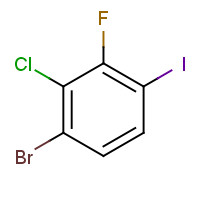 1000573-03-4 1-bromo-2-chloro-3-fluoro-4-iodobenzene chemical structure