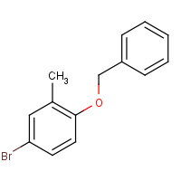 338454-32-3 4-bromo-2-methyl-1-phenylmethoxybenzene chemical structure