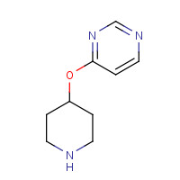1249279-87-5 4-piperidin-4-yloxypyrimidine chemical structure