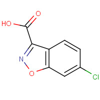 28691-49-8 6-chloro-1,2-benzoxazole-3-carboxylic acid chemical structure