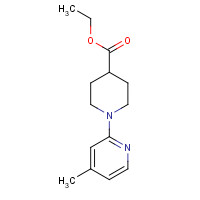 1241894-52-9 ethyl 1-(4-methylpyridin-2-yl)piperidine-4-carboxylate chemical structure