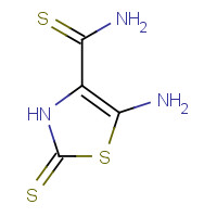 116568-31-1 5-amino-2-sulfanylidene-3H-1,3-thiazole-4-carbothioamide chemical structure