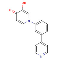 1333328-47-4 3-hydroxy-1-(3-pyridin-4-ylphenyl)pyridin-4-one chemical structure