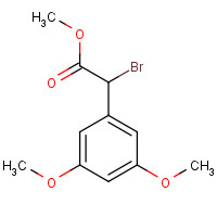 158692-40-1 methyl 2-bromo-2-(3,5-dimethoxyphenyl)acetate chemical structure