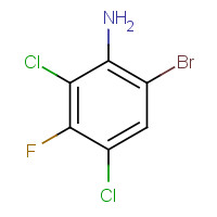 1360438-57-8 6-bromo-2,4-dichloro-3-fluoroaniline chemical structure
