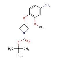 960401-42-7 tert-butyl 3-(4-amino-2-methoxyphenoxy)azetidine-1-carboxylate chemical structure