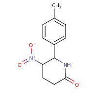 58373-39-0 6-(4-methylphenyl)-5-nitropiperidin-2-one chemical structure
