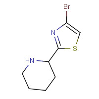 204513-61-1 4-bromo-2-piperidin-2-yl-1,3-thiazole chemical structure