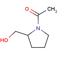 27822-68-0 1-[2-(hydroxymethyl)pyrrolidin-1-yl]ethanone chemical structure