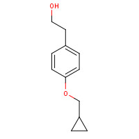 1426953-06-1 2-[4-(cyclopropylmethoxy)phenyl]ethanol chemical structure