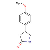 103859-86-5 4-(4-methoxyphenyl)pyrrolidin-2-one chemical structure