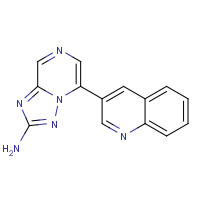 1454653-93-0 5-quinolin-3-yl-[1,2,4]triazolo[1,5-a]pyrazin-2-amine chemical structure