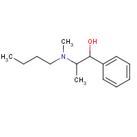 25394-31-4 2-[butyl(methyl)amino]-1-phenylpropan-1-ol chemical structure