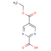 1346516-14-0 5-ethoxycarbonylpyrimidine-2-carboxylic acid chemical structure