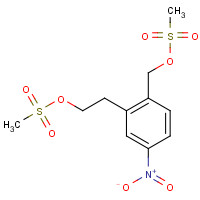 199014-22-7 2-[2-(methylsulfonyloxymethyl)-5-nitrophenyl]ethyl methanesulfonate chemical structure