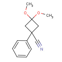 766513-35-3 3,3-dimethoxy-1-phenylcyclobutane-1-carbonitrile chemical structure