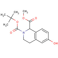 350014-19-6 2-O-tert-butyl 1-O-methyl 6-hydroxy-3,4-dihydro-1H-isoquinoline-1,2-dicarboxylate chemical structure
