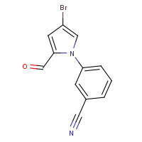 209958-48-5 3-(4-bromo-2-formylpyrrol-1-yl)benzonitrile chemical structure