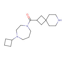 1227610-25-4 7-azaspiro[3.5]nonan-2-yl-(4-cyclobutyl-1,4-diazepan-1-yl)methanone chemical structure