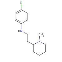 79223-22-6 4-chloro-N-[2-(1-methylpiperidin-2-yl)ethyl]aniline chemical structure