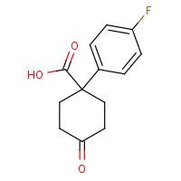 80912-58-9 1-(4-fluorophenyl)-4-oxocyclohexane-1-carboxylic acid chemical structure
