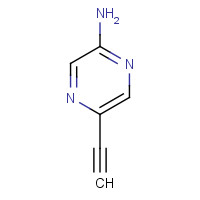 457099-42-2 5-ethynylpyrazin-2-amine chemical structure