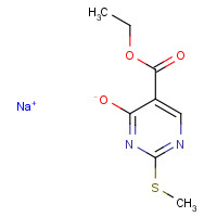 102061-91-6 sodium;5-ethoxycarbonyl-2-methylsulfanylpyrimidin-4-olate chemical structure