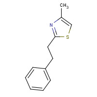 15055-61-5 4-methyl-2-(2-phenylethyl)-1,3-thiazole chemical structure