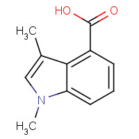 1334305-01-9 1,3-dimethylindole-4-carboxylic acid chemical structure