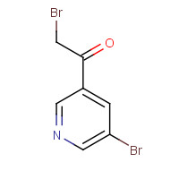 734504-22-4 2-bromo-1-(5-bromopyridin-3-yl)ethanone chemical structure