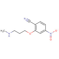 1356009-20-5 2-[3-(methylamino)propoxy]-4-nitrobenzonitrile chemical structure