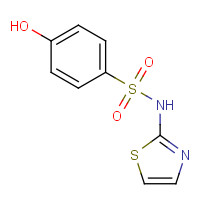 515-54-8 4-hydroxy-N-(1,3-thiazol-2-yl)benzenesulfonamide chemical structure