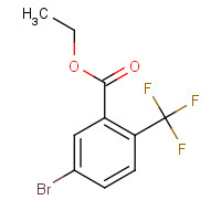 1214386-25-0 ethyl 5-bromo-2-(trifluoromethyl)benzoate chemical structure