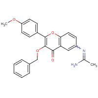 1187016-51-8 N'-[2-(4-methoxyphenyl)-4-oxo-3-phenylmethoxychromen-6-yl]ethanimidamide chemical structure