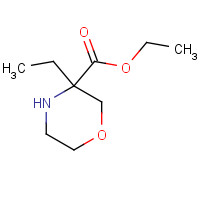 1305287-88-0 ethyl 3-ethylmorpholine-3-carboxylate chemical structure