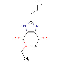144690-07-3 ethyl 4-acetyl-2-propyl-1H-imidazole-5-carboxylate chemical structure