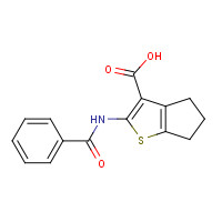 307341-55-5 2-benzamido-5,6-dihydro-4H-cyclopenta[b]thiophene-3-carboxylic acid chemical structure