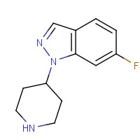 1443298-54-1 6-fluoro-1-piperidin-4-ylindazole chemical structure