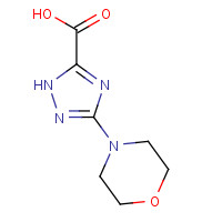 1319257-82-3 3-morpholin-4-yl-1H-1,2,4-triazole-5-carboxylic acid chemical structure