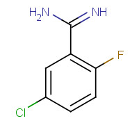 674793-32-9 5-chloro-2-fluorobenzenecarboximidamide chemical structure