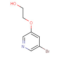 284040-71-7 2-(5-bromopyridin-3-yl)oxyethanol chemical structure